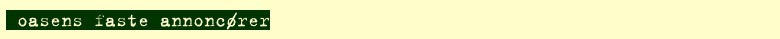 Annonc�rer