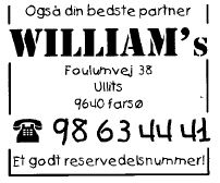 Williams reservedele